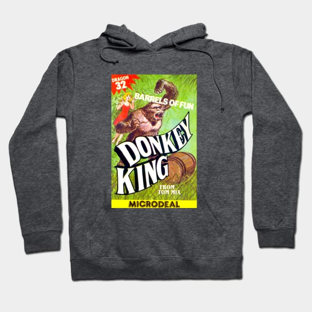 Donkey King Hoodie by RetroTrader